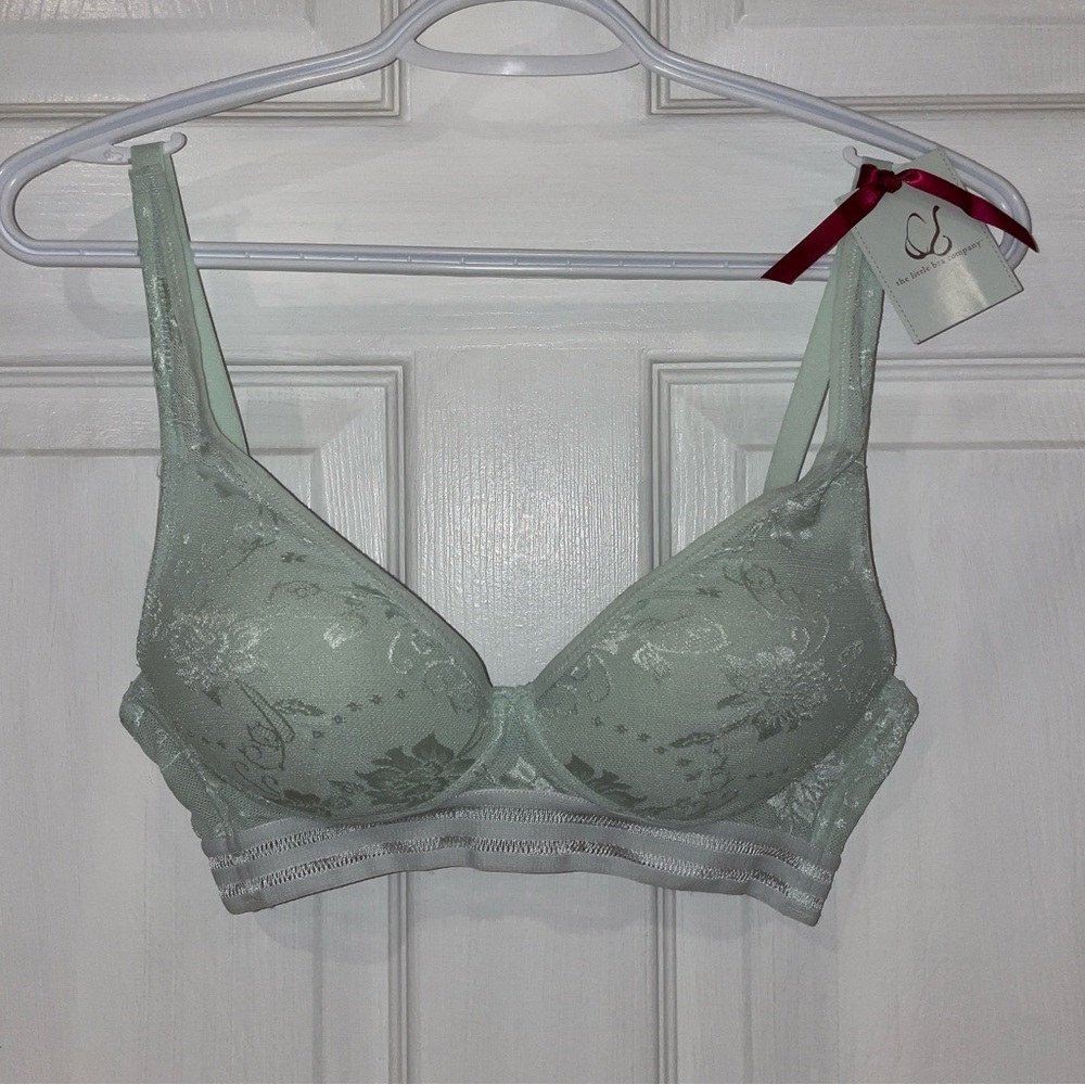 Lace Bra Mint Green
